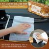 imageAir Jungles 3in1 Leather Cleaner Wipes 70 Count Extra Large 8quot x 10quot Size Clean Condition Protect Wipes for Vinyl and Leather Apparel Furniture Auto Car Interior Shoes Boots Bags70 Count Pack of 3