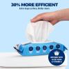 imageAir Jungles Flushable Wipes 6 Pack 300 Wipes Extra Large 7quotx7quot Gentle Cleansing Adult Wet Wipes Fresh Scent Moisturizing with Aloe Vera ampamp Vitamin E50 Count Pack of 6