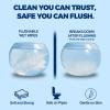 imageAir Jungles Flushable Wipes 6 Pack 300 Wipes Extra Large 7quotx7quot Gentle Cleansing Adult Wet Wipes Fresh Scent Moisturizing with Aloe Vera ampamp Vitamin E50 Count Pack of 6