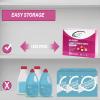 imageAir Jungles Laundry Detergent Sheets 100 Loads Flora Bliss Scent Easy to Use Zero Waste Solution Lightweight Powerful Cleaning Ideal for Home and Travel 50 CountFlora Bliss
