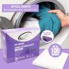 imageAir Jungles Laundry Detergent Sheets 100 Loads Flora Bliss Scent Easy to Use Zero Waste Solution Lightweight Powerful Cleaning Ideal for Home and Travel 50 CountLavender