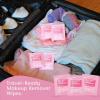 imageAir Jungles Makeup Remover Wipes Singles 25 Count  Extra Large 6quot x 8quot FragranceFree AlcoholFree Ultra Soft Makeup Cleaning Wipe for Travel Goodie Bags and Daily Use25 Count Pack of 1