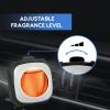 imageAir Jungles Serene Summer Scent Car Air Freshener Clip 6 Vent Clips 4ml Each Long Lasting Air Freshener Up to 180 Days Car Refresher Odor EliminatorEleu Pomelo