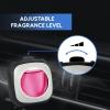 imageAir Jungles Serene Summer Scent Car Air Freshener Clip 6 Vent Clips 4ml Each Long Lasting Air Freshener Up to 180 Days Car Refresher Odor EliminatorHoney Peach