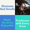 imageAir Jungles Serene Summer Scent Car Air Freshener Clip 6 Vent Clips 4ml Each Long Lasting Air Freshener Up to 180 Days Car Refresher Odor EliminatorLavender